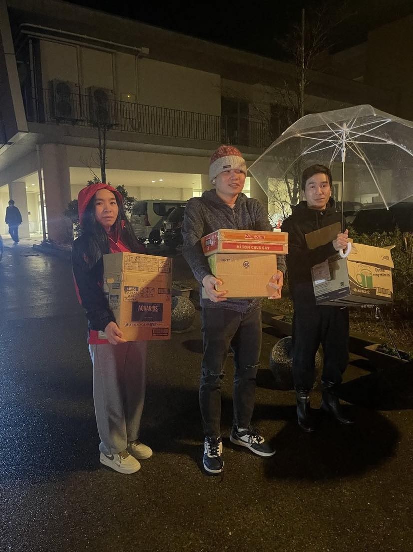 Ấm tình Việt-Nhật ở vùng tâm chấn động đất