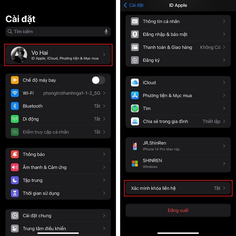 Cách bật xác minh liên hệ iMessage trên iPhone đơn giản, nhanh chóng Cách bật xác minh liên hệ iMessage trên iPhone đơn giản, nhanh chóng