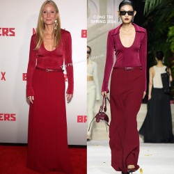 Ra mắt phim mới, nữ minh tinh Mỹ Gwyneth Paltrow chọn đầm của nhà mốt Việt