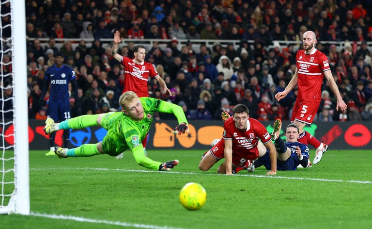 Cup Liên đoàn Anh: Hình ảnh trận đấu Middlesbrough thắng quả cảm Chelsea