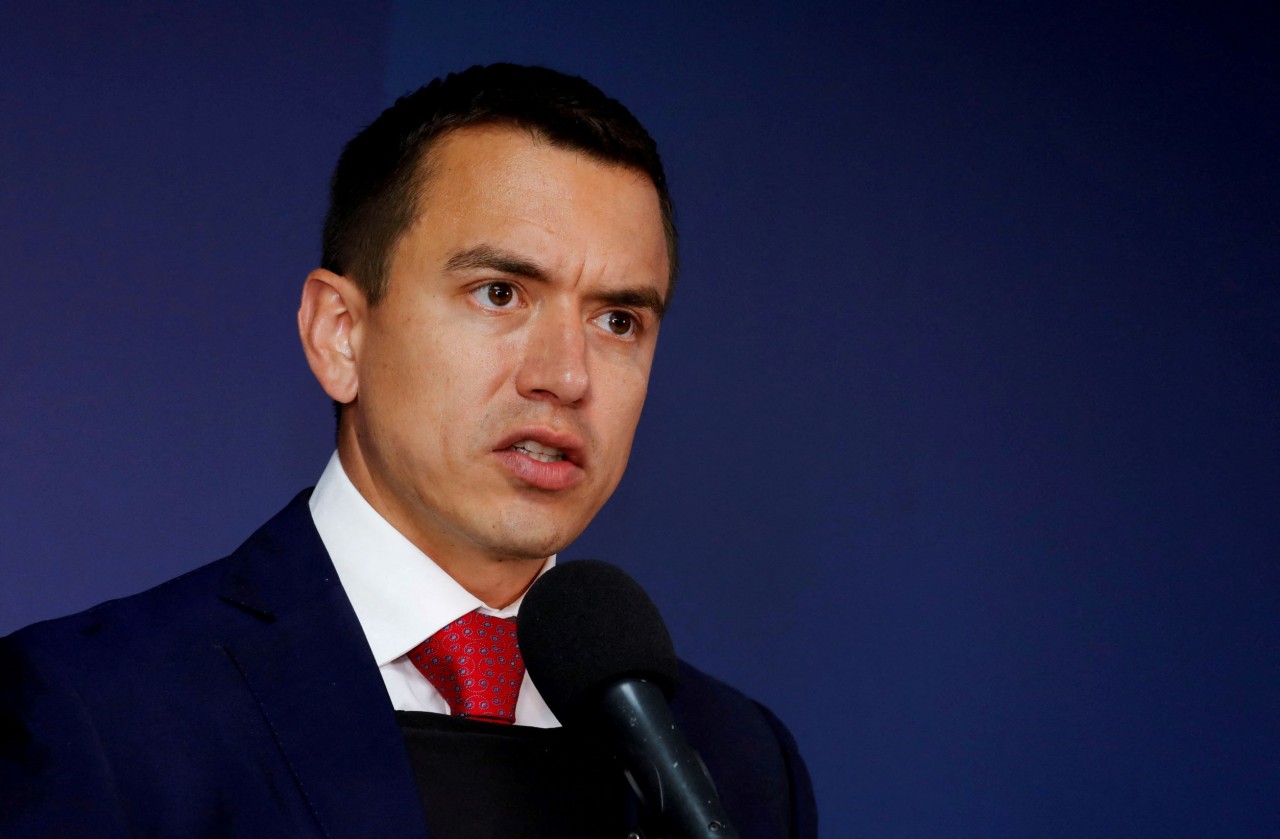Tổng thống Ecuador Daniel Noboa. (Nguồn: Reuters)