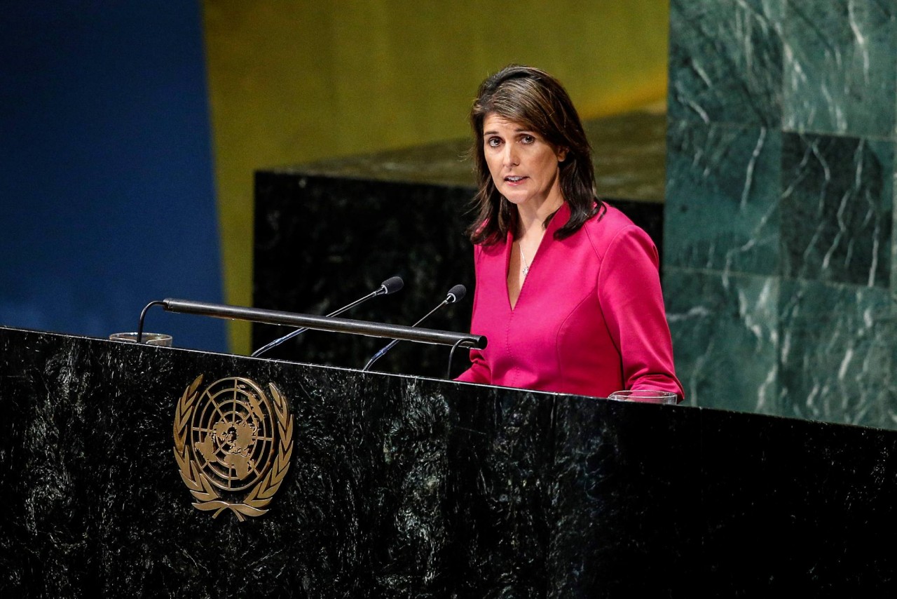 Cựu Đại sứ Mỹ tại LHQ cạnh tranh sít sao với ông Trump để đại diện đảng Cộng hòa Cựu Đại sứ Mỹ tại LHQ cạnh tranh sít sao với ông Trump để đại diện đảng Cộng hòa