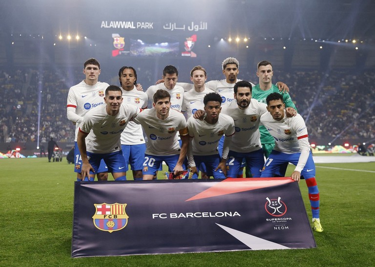 Đội hình xuất phát của Barca. Đội hình xuất phát của Barca.