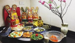 Mâm cỗ cúng ông Công ông Táo ngày 23 tháng Chạp đầy đủ, chi tiết nhất 2024