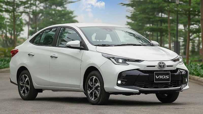 Top 10 xe ô tô bán chạy nhất tháng 12/2023: Toyota Vios trở lại ngôi vương