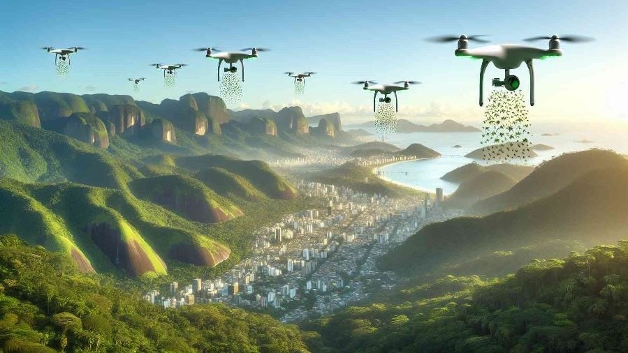 Trồng rừng bằng thiết bị bay không người lái, tại sao không?