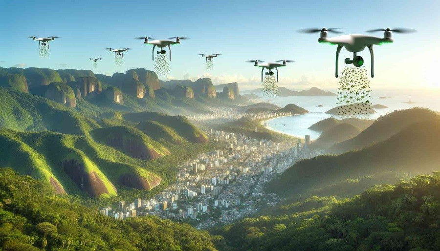 Trồng rừng bằng máy bay không người lái, tại sao không? Trồng rừng bằng máy bay không người lái, tại sao không?