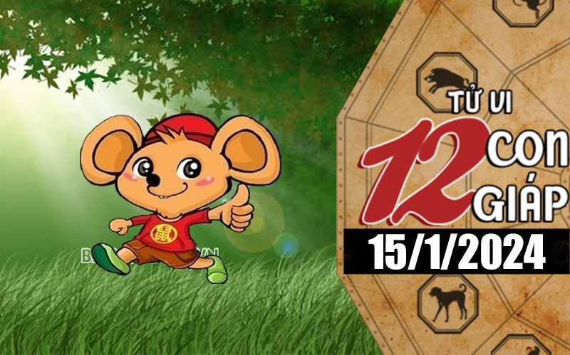 Tử vi hôm nay, xem tử vi 12 con giáp hôm nay ngày 15/1/2024: Tuổi Tý cuộc sống ổn định Tử vi hôm nay, xem tử vi 12 con giáp hôm nay ngày 15/1/2024: Tuổi Tý cuộc sống ổn định