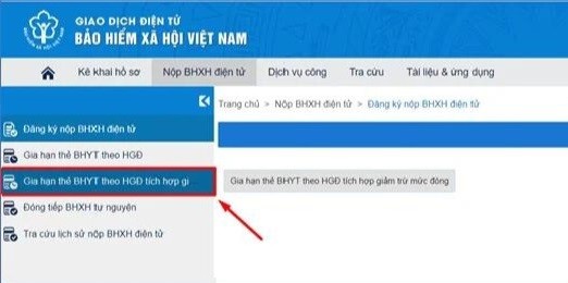 Hướng dẫn gia hạn thẻ BHYT hộ gia đình có giảm trừ mức đóng online năm 2024