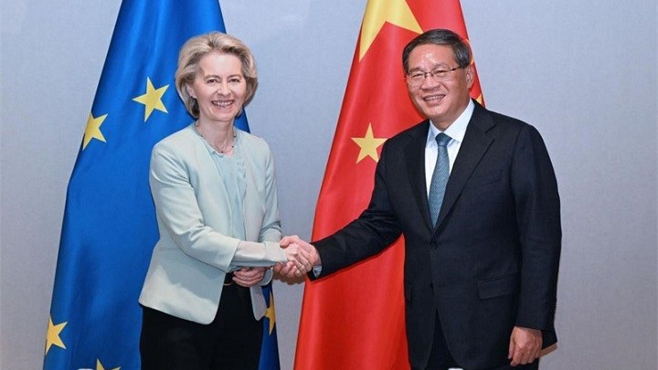 WEF Davos 2024: Trung Quốc hy vọng thúc đẩy xu hướng cân bằng hơn trong thương mại với EU