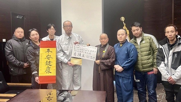 Đoàn tăng ni, phật tử Việt Nam tại Nhật Bản hỗ trợ nạn nhân vùng động đất