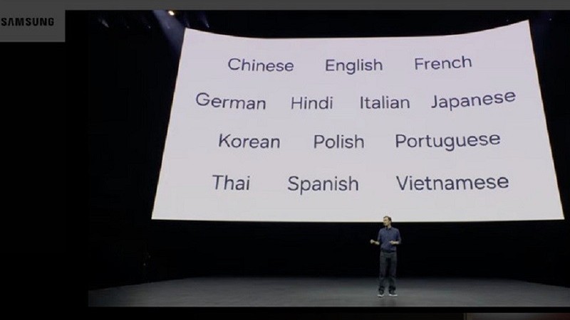 Tiếng Việt được hỗ trợ trong chức năng dịch trực tiếp trên Samsung Galaxy S24