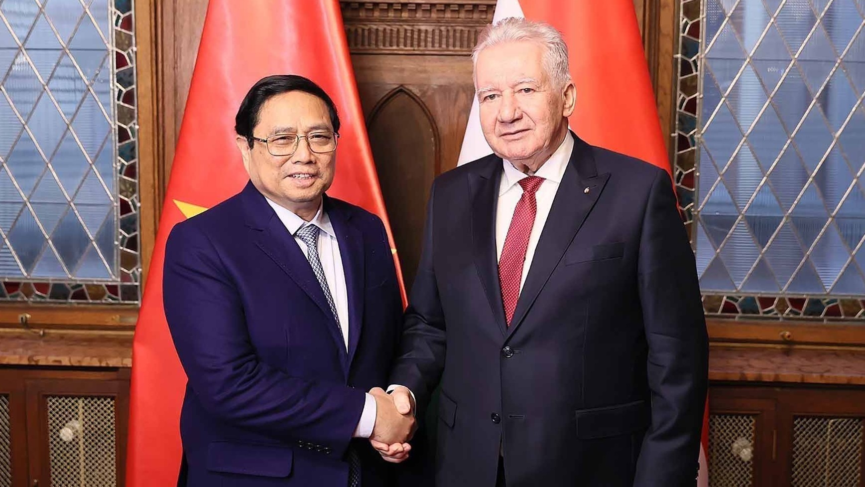 Thủ tướng Chính phủ Phạm Minh Chính hội kiến Phó Chủ tịch Quốc hội Hungary