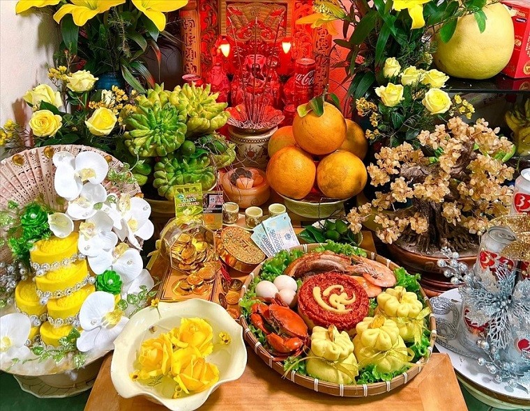 Mâm cúng ngày vía Thần Tài 2024 đầy đủ, chi tiết