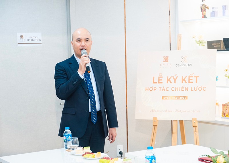 Ông Bùi Ngọc Sơn – Chủ tịch HĐQT Ever Việt Nam phát biểu. Ông Bùi Ngọc Sơn – Chủ tịch HĐQT Ever Việt Nam phát biểu.