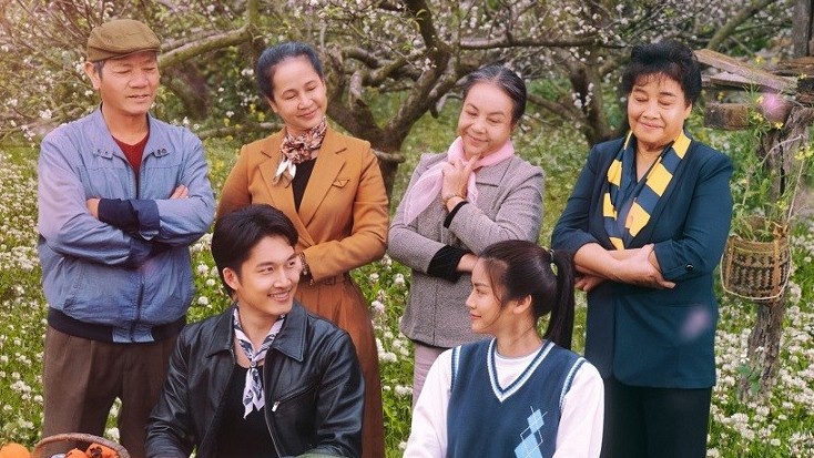 Diễn viên Đình Tú, Anh Đào lần đầu đóng đôi trong phim chủ đề Tết trên VTV3