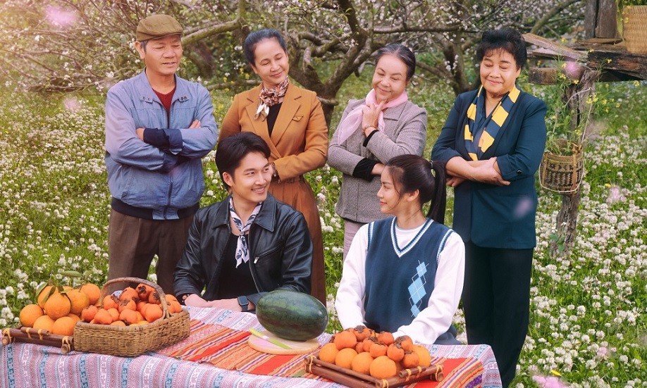 Diễn viên Đình Tú, Anh Đào lần đầu đóng đôi trong phim trên VTV3