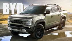 BYD hé lộ mẫu xe bán tải điện hầm hố, khá giống với Ford Ranger