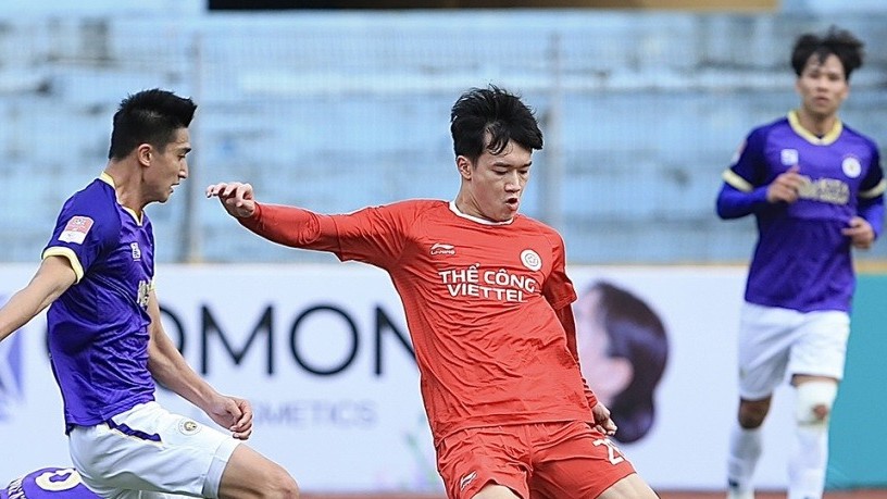 Bóng đá giao hữu: CLB Thể Công Viettel thắng Hà Nội FC trên loạt sút luân lưu
