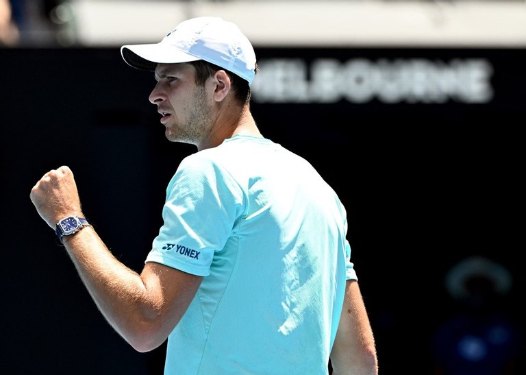 Australian Open 2024: Một số hình ảnh trong trận đấu hấp dẫn giữa Daniil Medvedev và Hubert Hurkacz