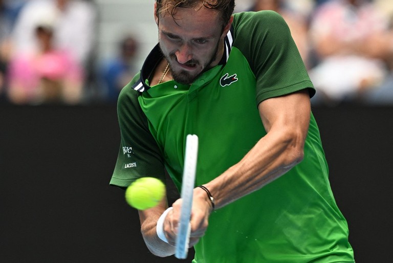 Australian Open 2024: Một số hình ảnh trong trận đấu hấp dẫn giữa Daniil Medvedev và Hubert Hurkacz