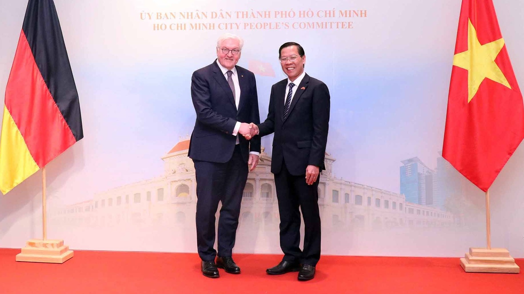 Lãnh đạo TP. Hồ Chí Minh hội kiến Tổng thống Đức Frank-Walter Steinmeier