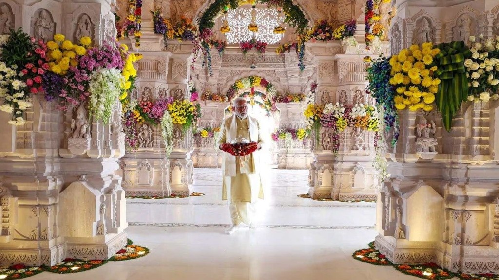 Thủ tướng Modi dự lễ khánh thành ngôi đền Hindu mới cao 50m, chi phí xây dựng 217 triệu USD
