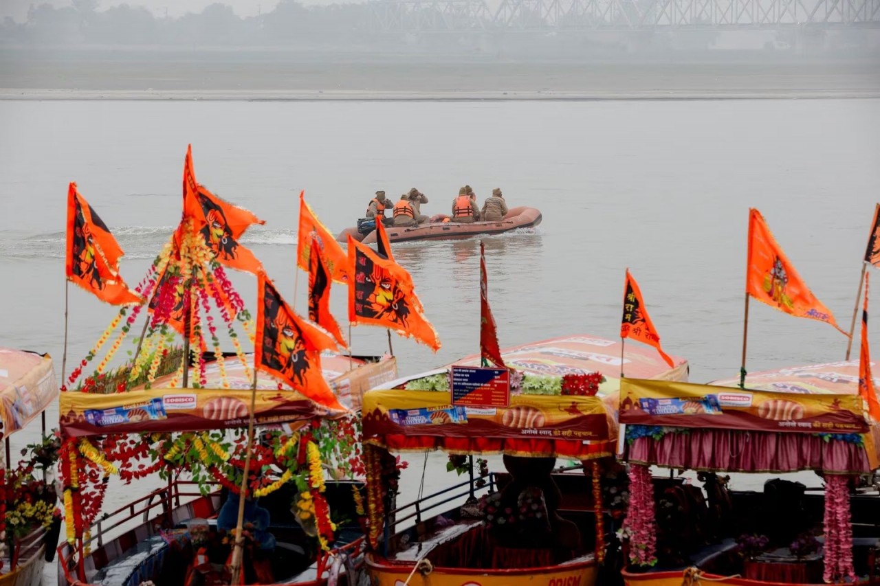 Thủ tướng Ấn Độ Narendra Modi dự lễ khánh thành ngôi đền Hindu mới ở bang Uttar Pradesh