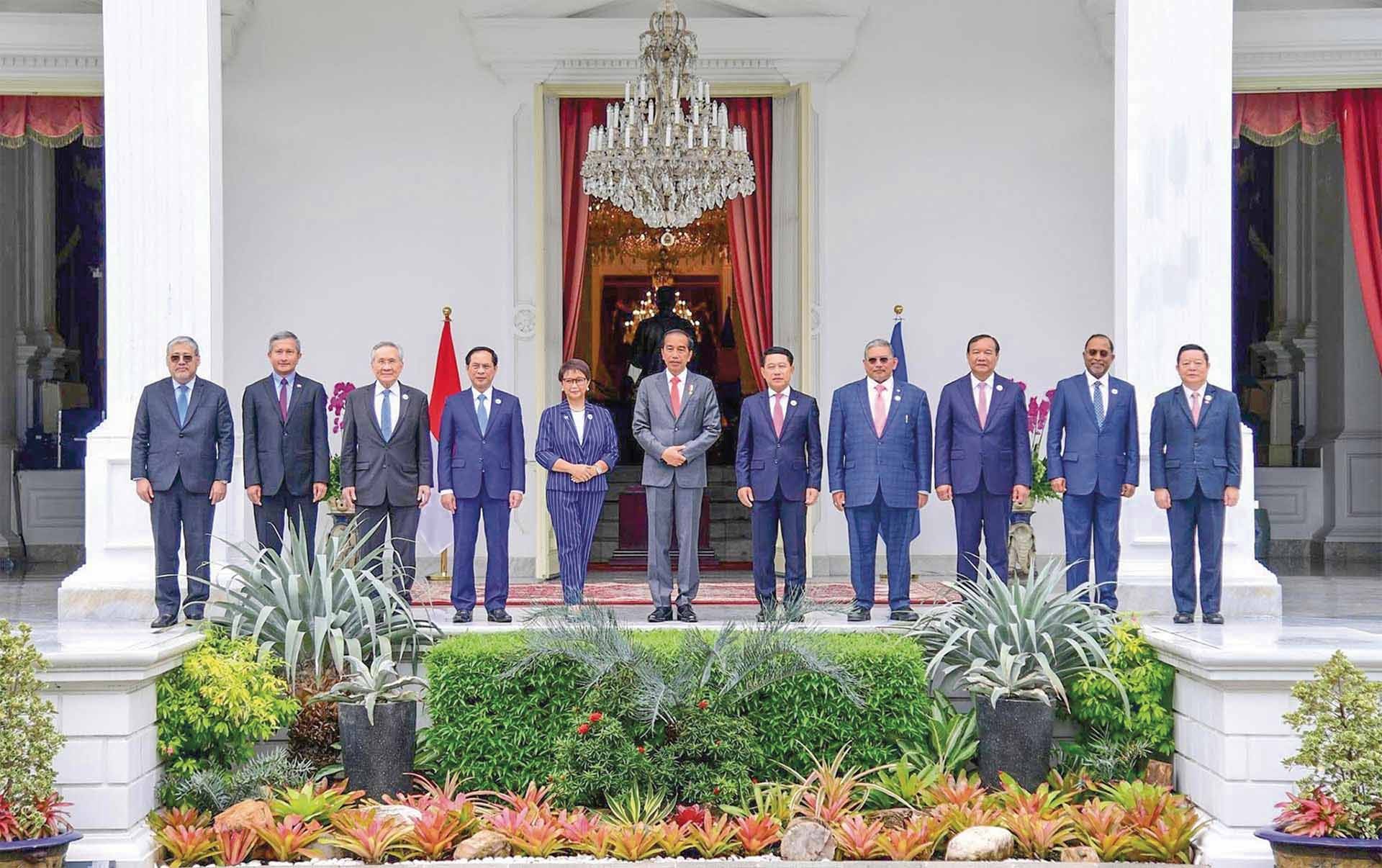 Hội nghị hẹp Bộ trưởng Ngoại giao ASEAN (AMMR) 2023 tại Jakarta, Indonesia, ngày 4/2/2023. (Nguồn: TTXVN)