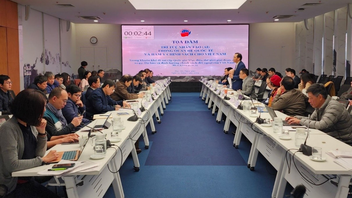 Học viện Ngoại giao tổ chức tọa đàm về Trí tuệ nhân tạo trong quan hệ quốc tế