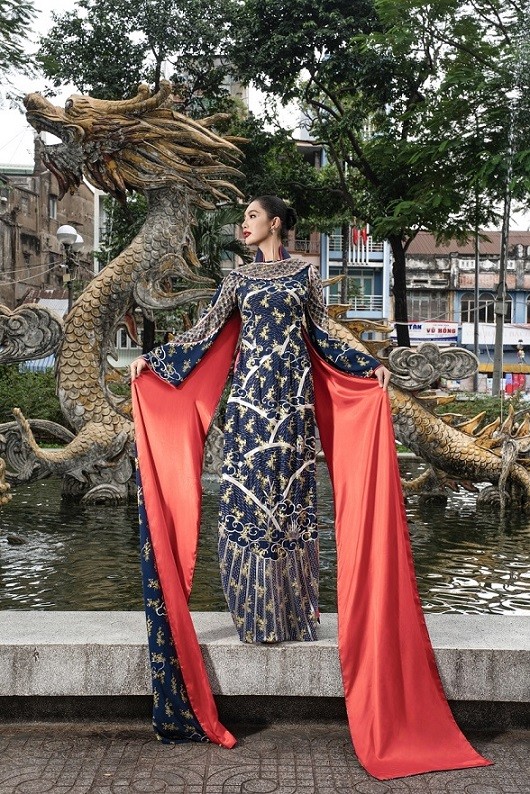 áo dài Xuân Giáp Thìn