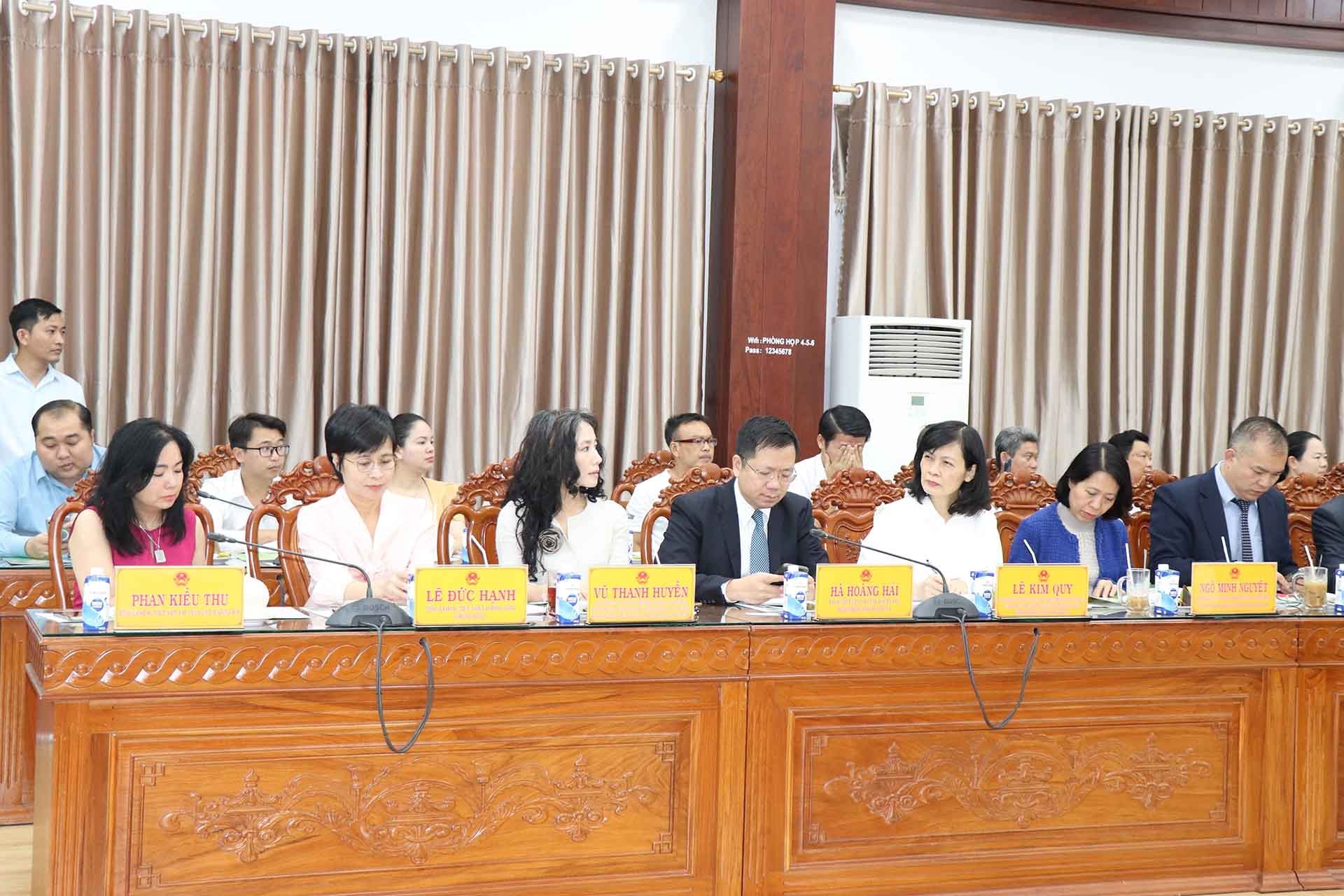 Các đại biểu dự tọa đàm. (Nguồn: TTXVN) Các đại biểu dự tọa đàm. (Nguồn: TTXVN)