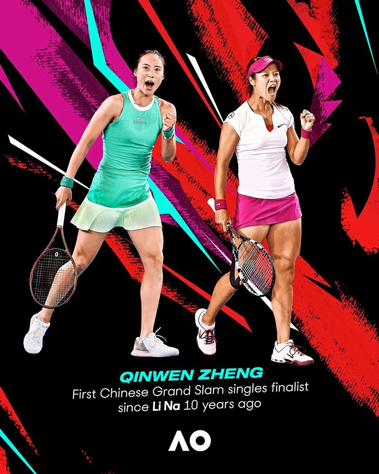 Tay vơt nữ Trung Quốc Dayana Yastremska tranh ngôi vô địch đơn nữ Australian Open 2024