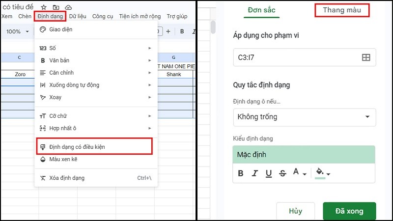 Cách tạo bản đồ nhiệt trong Google Sheets nhanh chóng, đơn giản Cách tạo bản đồ nhiệt trong Google Sheets nhanh chóng, đơn giản