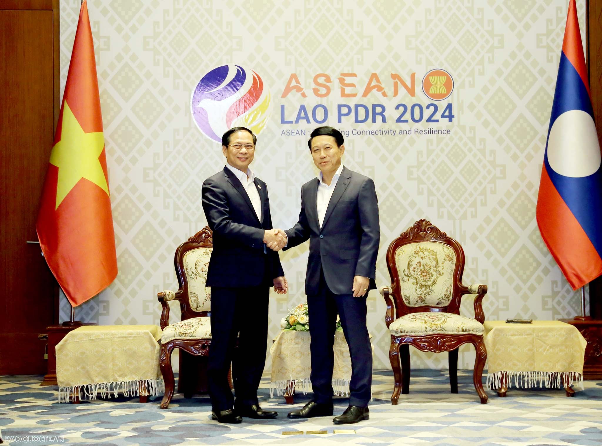 Bộ trưởng Ngoại giao Bùi Thanh Sơn tiếp Phó Thủ tướng, Bộ trưởng Bộ Ngoại giao Lào Bộ trưởng Ngoại giao Bùi Thanh Sơn tiếp Phó Thủ tướng, Bộ trưởng Ngoại giao Lào
