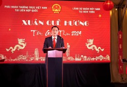 Phái đoàn thường trực Việt Nam tại Liên hợp quốc tổ chức Tết cộng đồng - Xuân Quê hương Giáp Thìn 2024