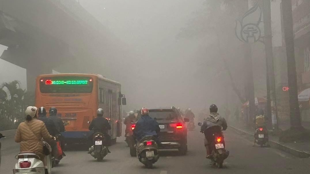 Hà Nội: Cảnh báo tình trạng ô nhiễm không khí ở mức rất nguy hại cho sức khỏe