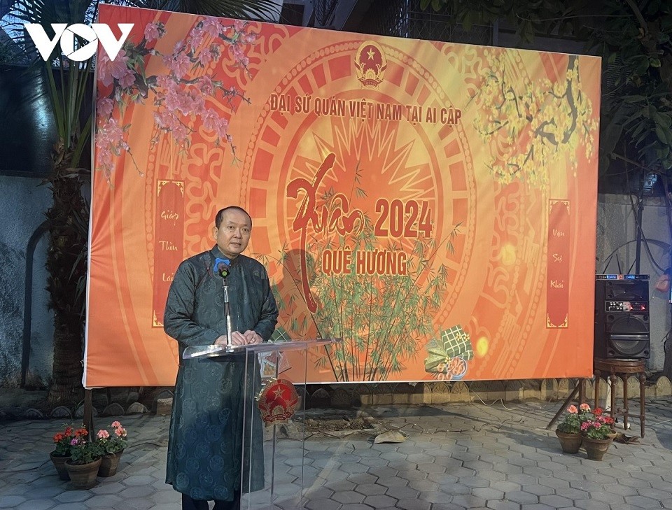 Cộng đồng người Việt Nam tại Ai Cập vui đón Tết cổ truyền Cộng đồng người Việt Nam tại Ai Cập vui đón Tết cổ truyền, chào Xuân Giáp Thìn 2024