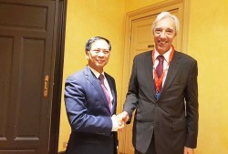 Bộ trưởng Bùi Thanh Sơn tiếp xúc song phương với Bộ trưởng Ngoại giao Bồ Đào Nha, Bangladesh