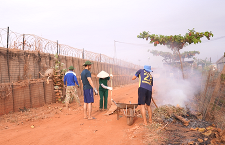 Không khí chuẩn bị Tết của Bệnh viện dã chiến Việt Nam tại Nam Sudan Không khí chuẩn bị Tết của Bệnh viện dã chiến Việt Nam tại Nam Sudan