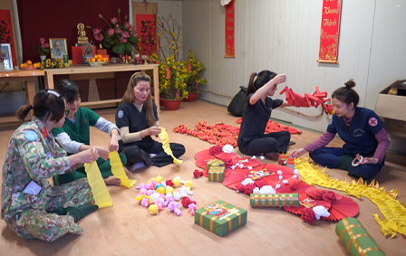 Không khí chuẩn bị Tết của Bệnh viện dã chiến Việt Nam tại Nam Sudan Không khí chuẩn bị Tết của Bệnh viện dã chiến Việt Nam tại Nam Sudan