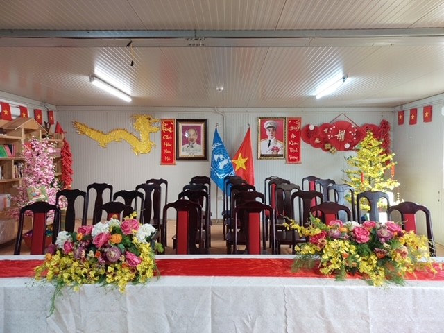 Không khí chuẩn bị Tết của Bệnh viện dã chiến Việt Nam tại Nam Sudan Không khí chuẩn bị Tết của Bệnh viện dã chiến Việt Nam tại Nam Sudan