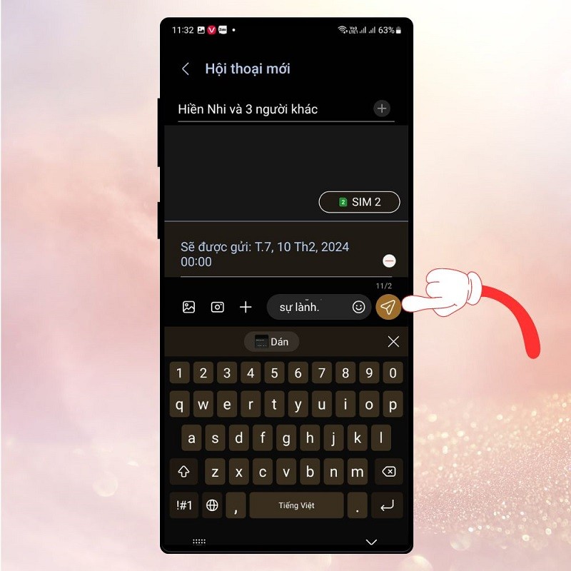 Bật mí cách hẹn giờ gửi tin nhắn chúc Tết đến bạn bè, người thân