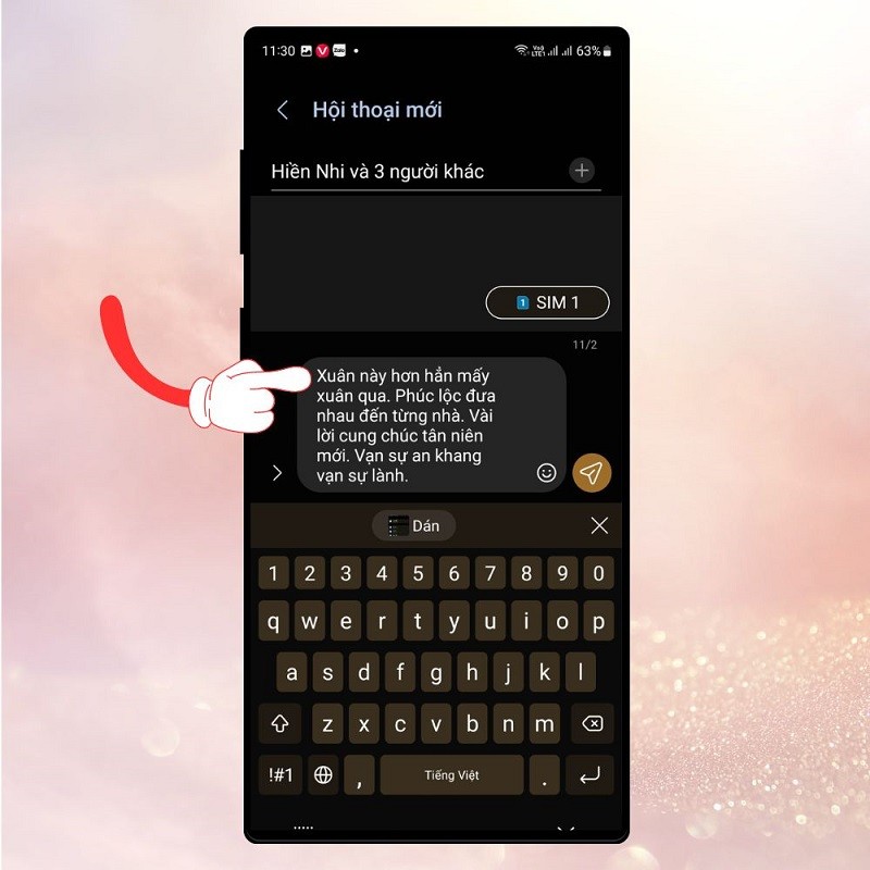 Bật mí cách hẹn giờ gửi tin nhắn chúc Tết đến bạn bè, người thân