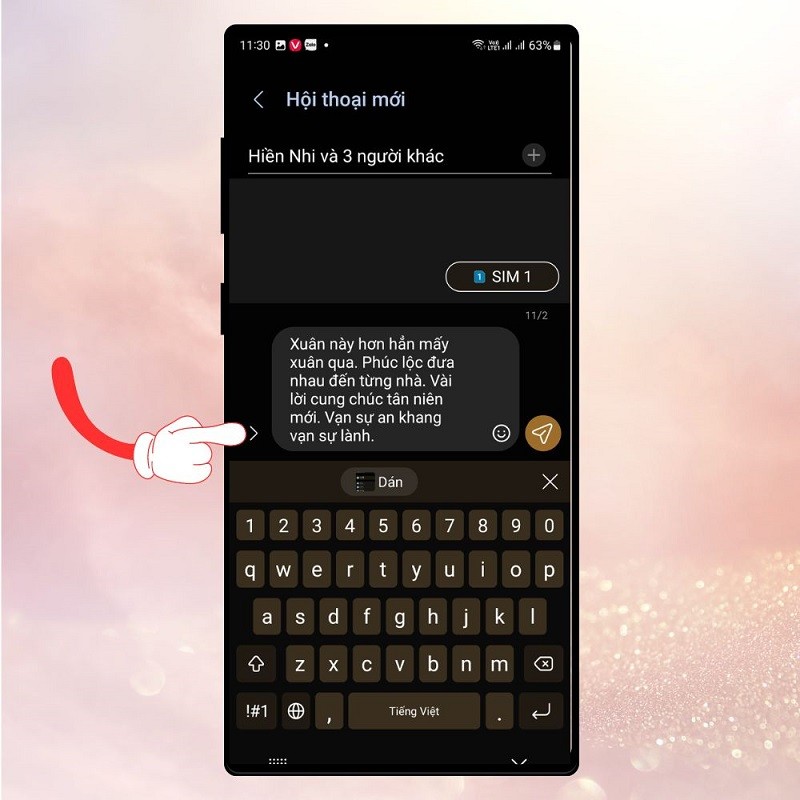 Bật mí cách hẹn giờ gửi tin nhắn chúc Tết đến bạn bè, người thân