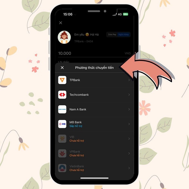 Chuyển tiền trực tiếp cho bạn bè khi chat trên Zalo cực nhanh chóng