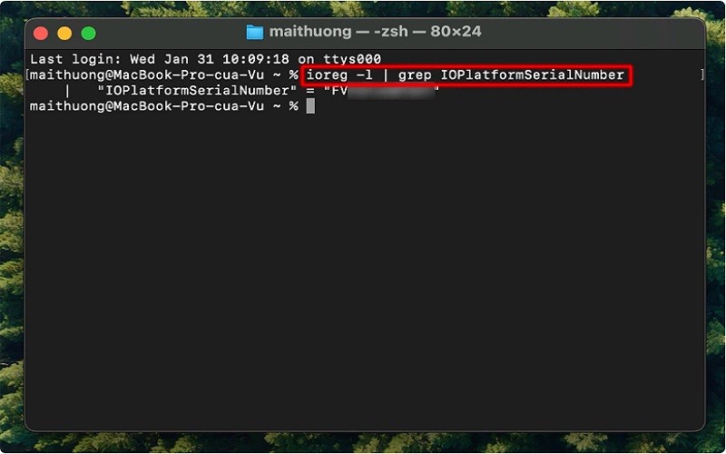 Hướng dẫn chi tiết cách check serial MacBook đơn giản, cực chính xác Hướng dẫn chi tiết cách check serial MacBook đơn giản, cực chính xác