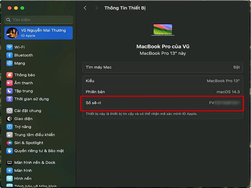 Hướng dẫn chi tiết cách check serial MacBook đơn giản, cực chính xác Hướng dẫn chi tiết cách check serial MacBook đơn giản, cực chính xác