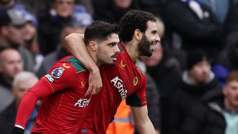 Ngoại hạng Anh: Hình ảnh trận đấu Matheus Cunha lập hat-trick, Wolves thắng đậm Chelsea