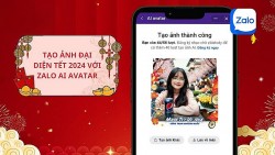 Tạo ảnh đại diện Tết bằng AI trên Zalo cực xịn